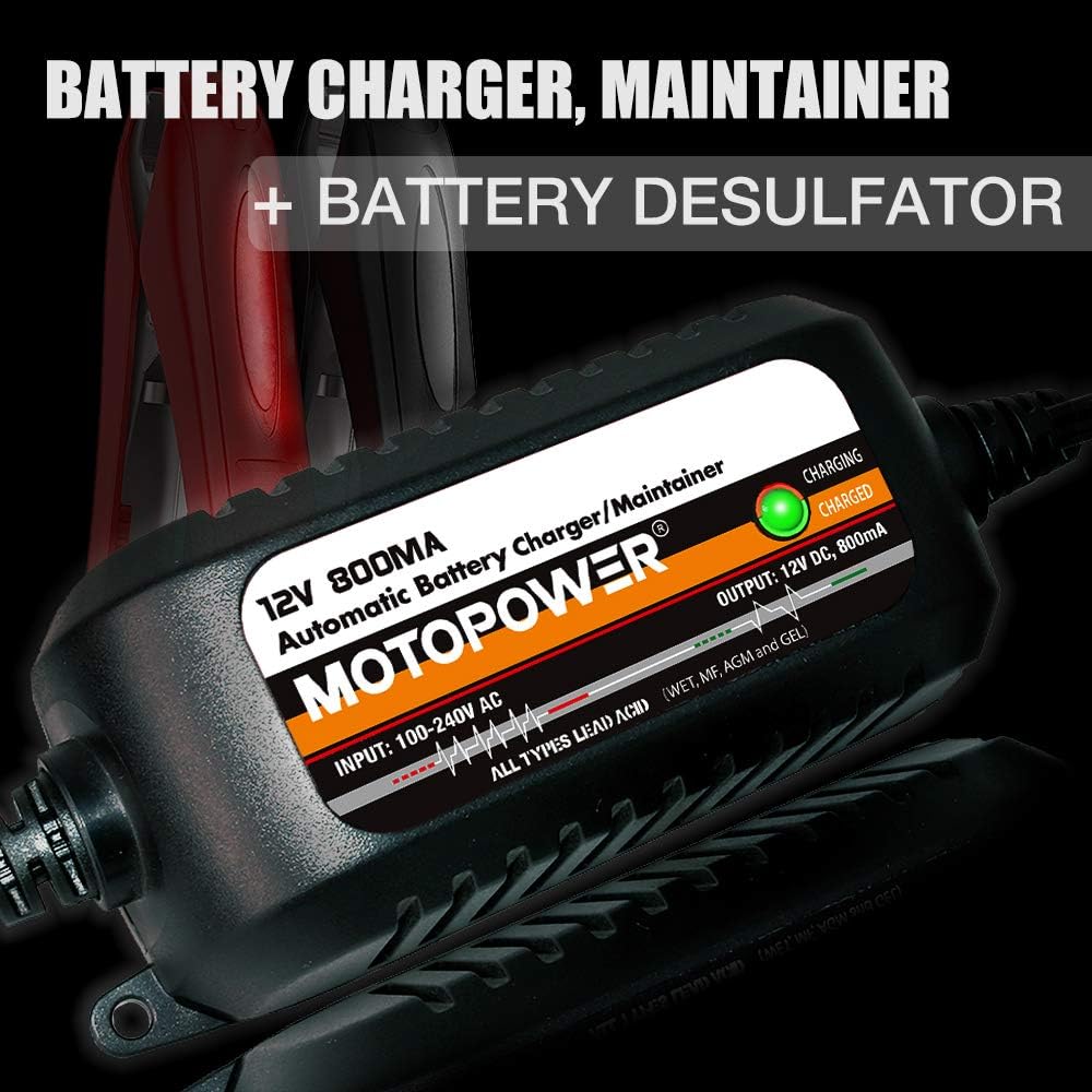 Thumbnail 1 de MOTOPOWER MP00205C 12V 800mA Battery Charger