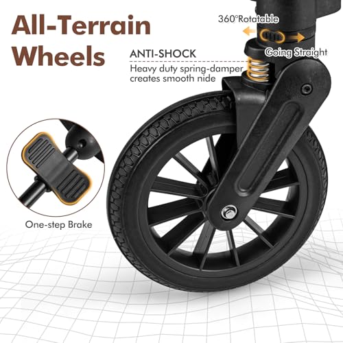 Thumbnail 6 de INFANS Wagon Stroller for 2 Kids with Removable Canopy 🚼