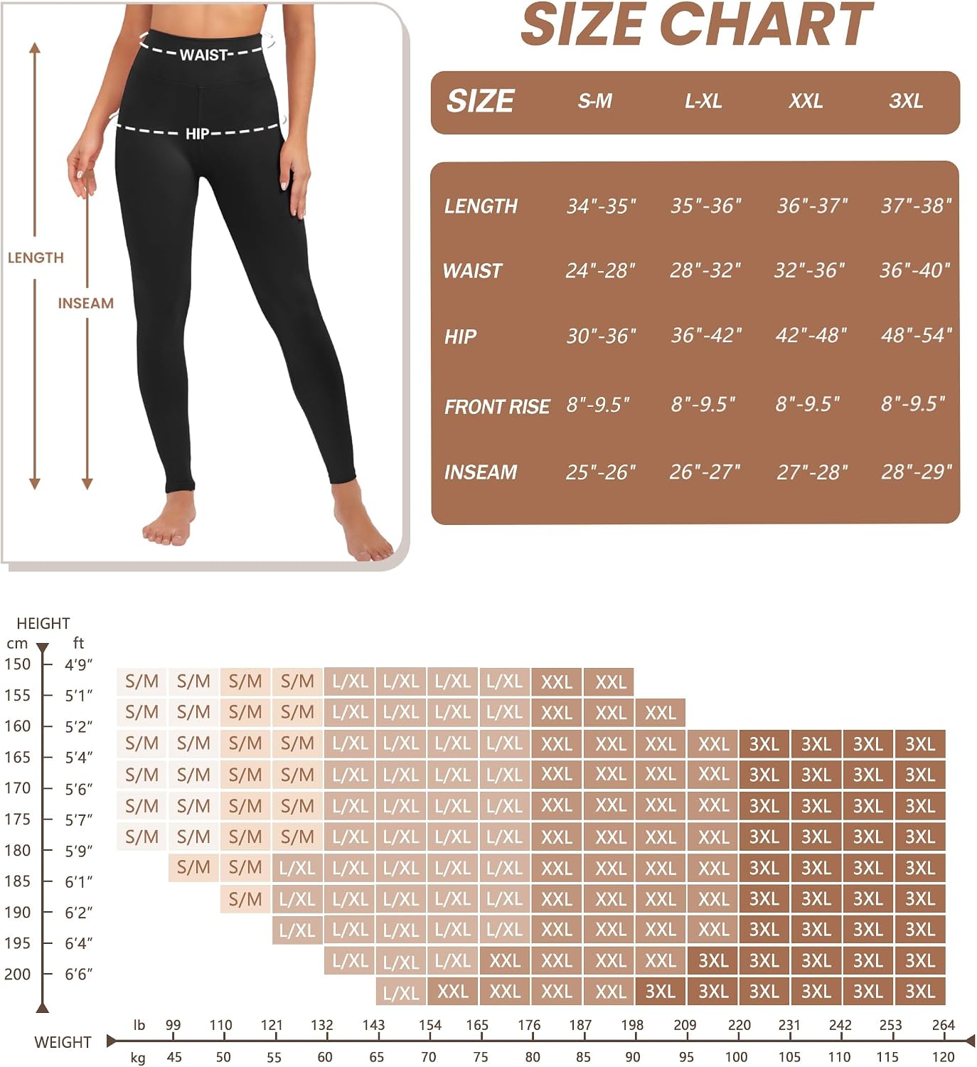 Detalle de VALANDY Creamlush 3-Pack High Waisted Tummy Control Leggings (S–5XL)