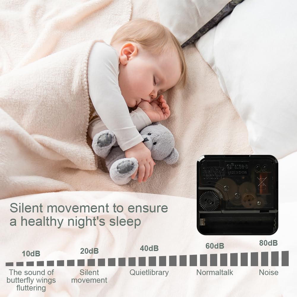 Thumbnail 4 de Aolso 20CM Horloge Murale silencieuse 20 cm