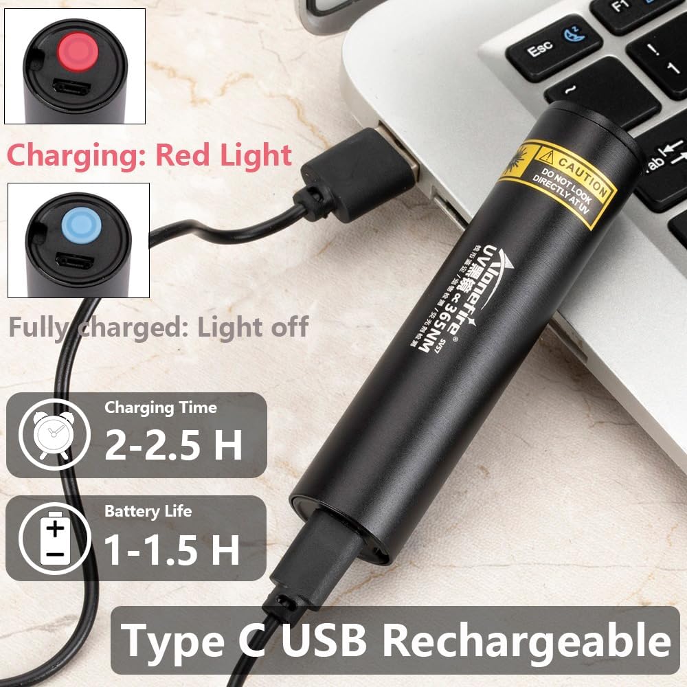 Thumbnail 3 de Alonefire SV57 3W UV Torch 365nm