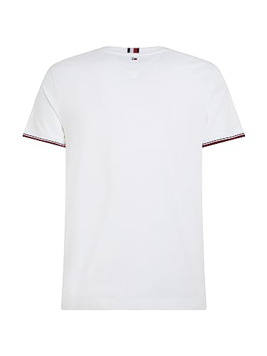 Thumbnail 5 de Tommy Hilfiger Tipped Tee Blanco Manga Corta para Hombre