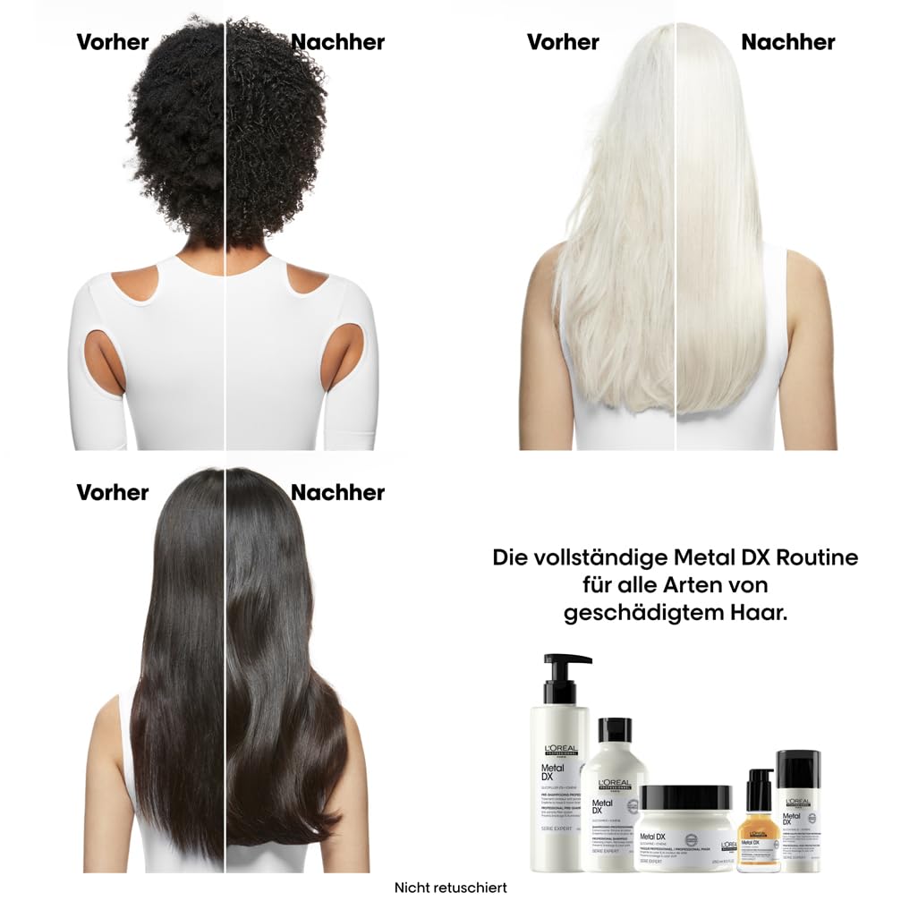 Detalle de L’Oréal Professionnel Metal DX Pre-Shampoo – Anti-Haarbruch, 250 ml
