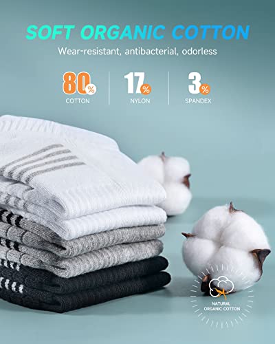 Detalle de TANSTC Mens Running Socks Anti-Blister Cushioned Sports Socks