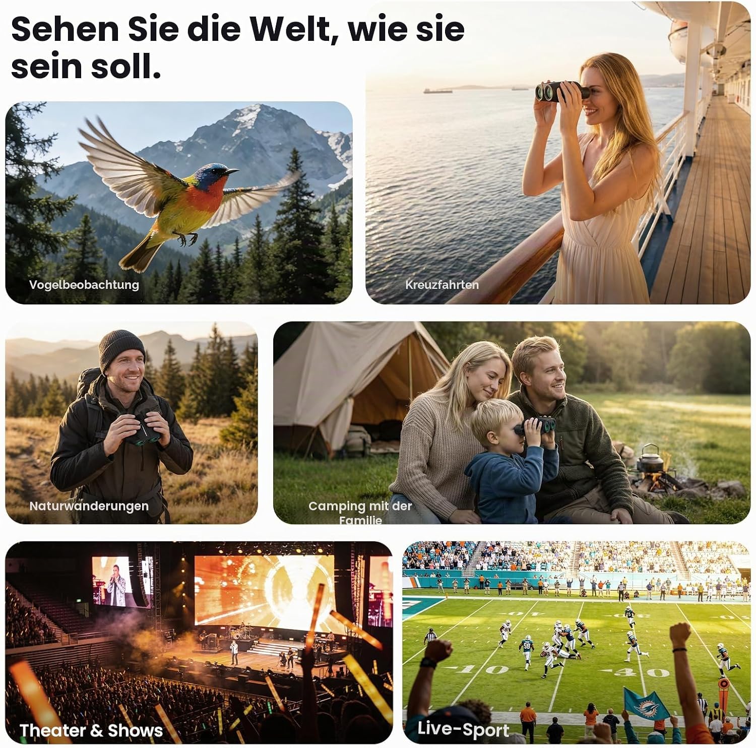 Thumbnail 6 de Aurosports 10x25 Kompaktfernglas 10× Vergrößerung