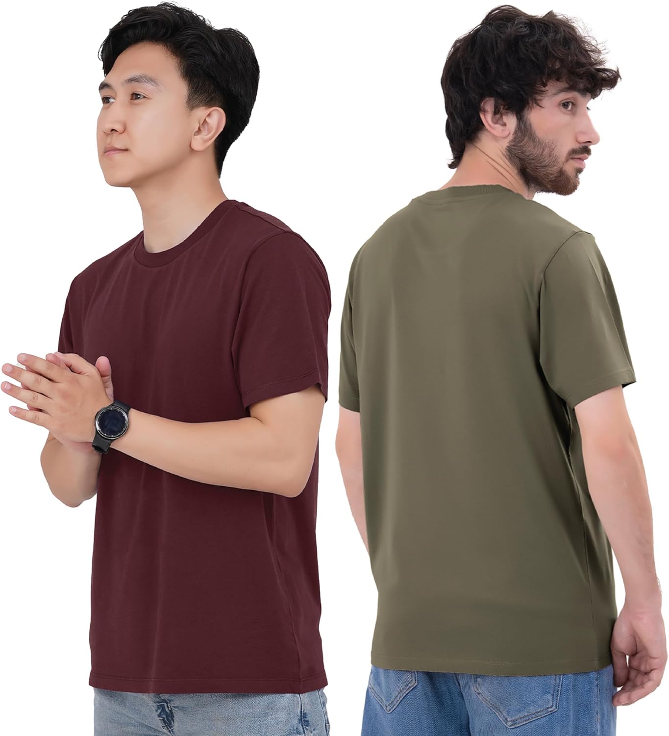 Thumbnail 2 de SoftSpun 6 Pack: UK 100% Cotton T Shirts for Men