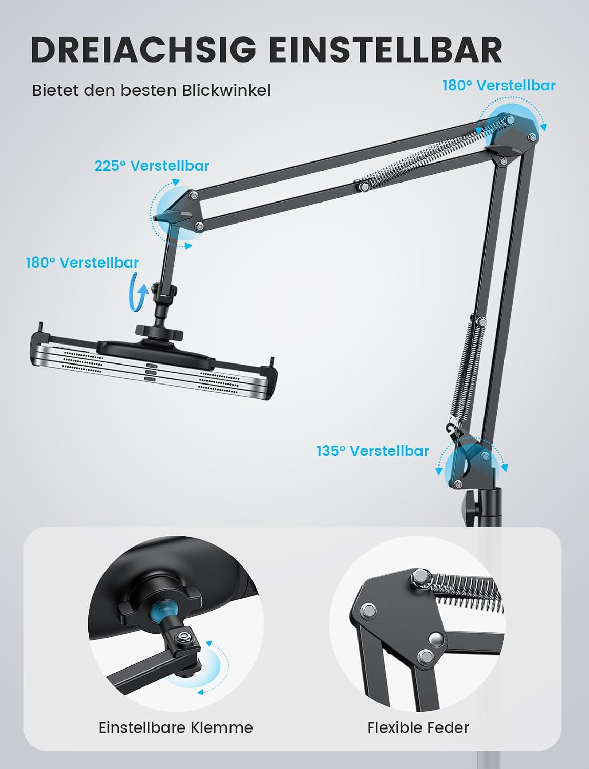 Thumbnail 5 de Lamicall Tablet Bodenständer 73–150 cm