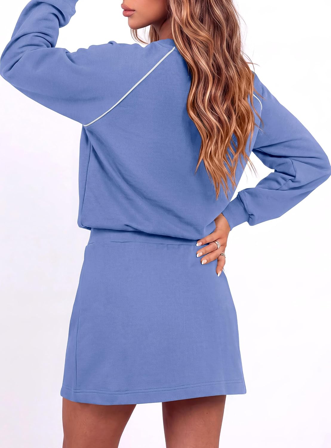 Detalle de PRETTYGARDEN Women's Skirt Set