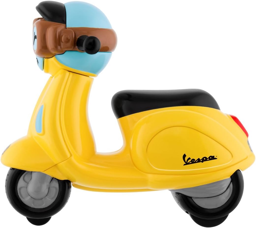 Detalle 2 de Chicco 9627000000 Vespa Primavera Mini – żółty skuter zabawkowy z napędem