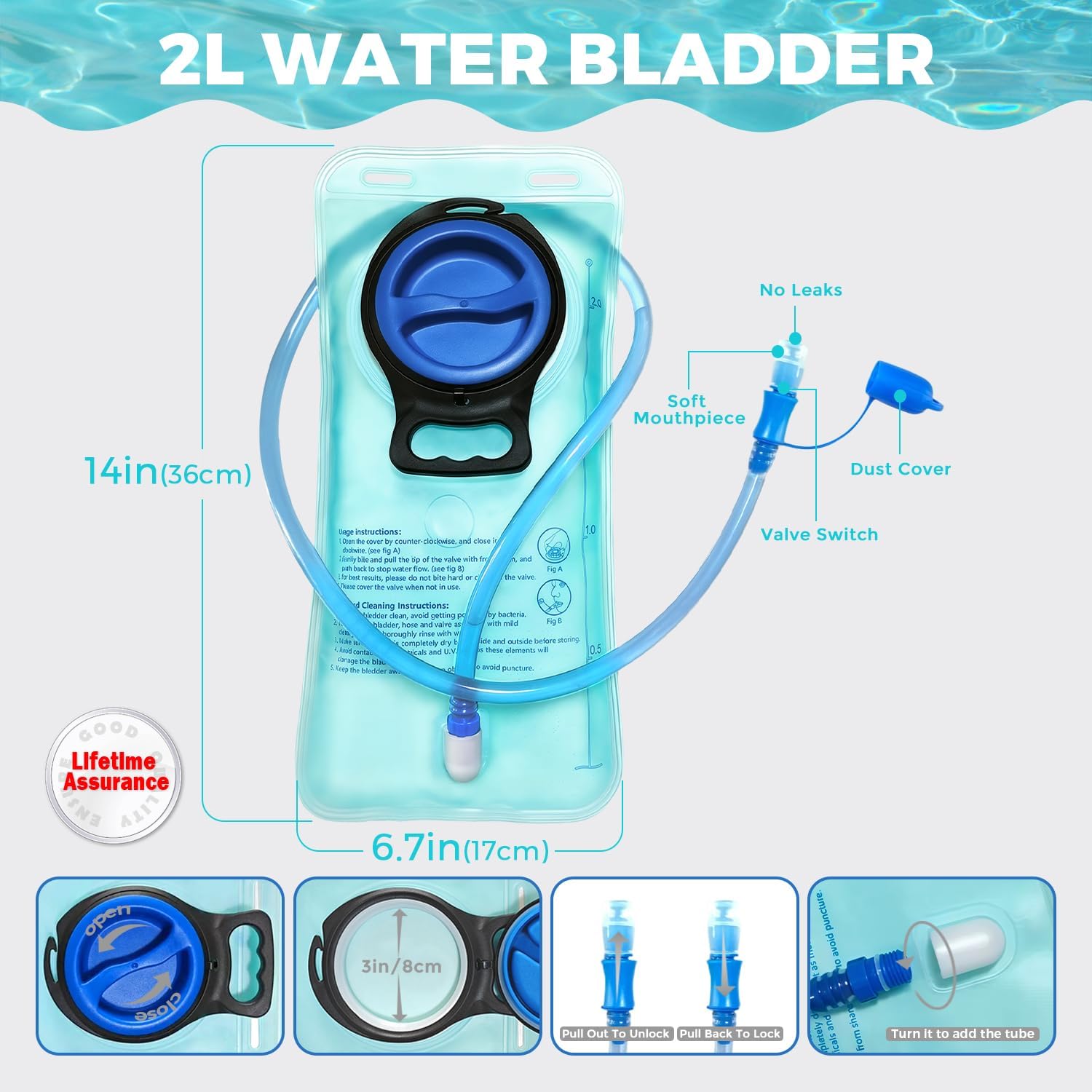 Thumbnail 4 de Criuage Hydration Vest with 2.0L Bladder