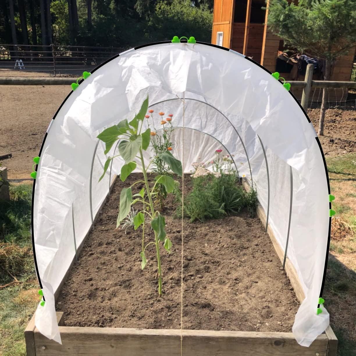 Thumbnail 5 de Garden Hoop Tunnel 7 ft Fiberglass 5-Pack