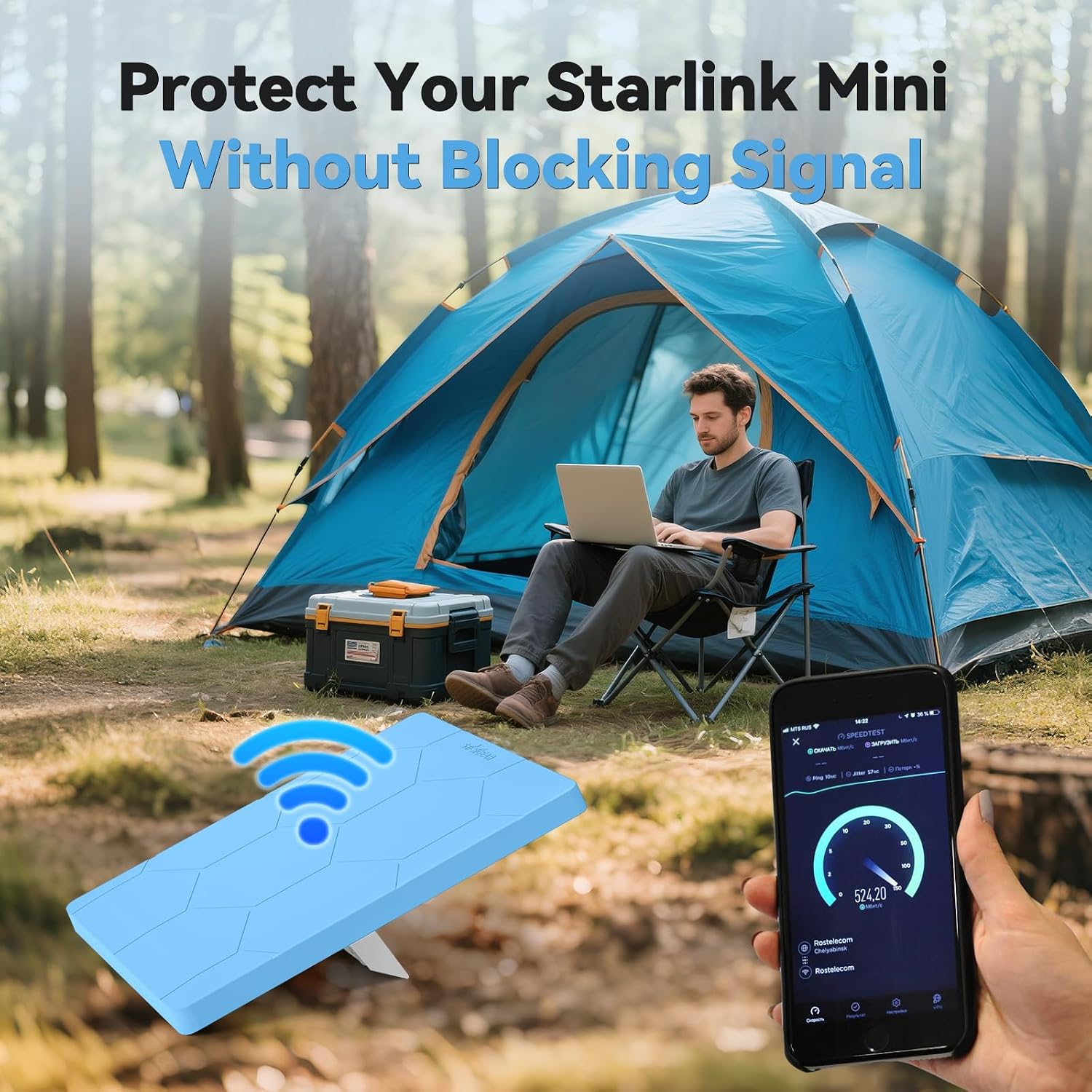 Detalle de STARGEAR Starlink Mini cover case