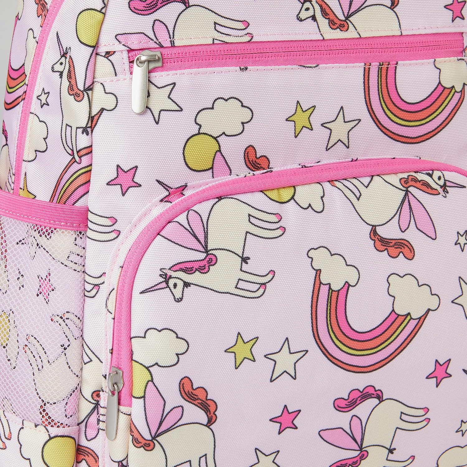 Thumbnail 2 de Zaino scolastico per bambini rosa con tasche