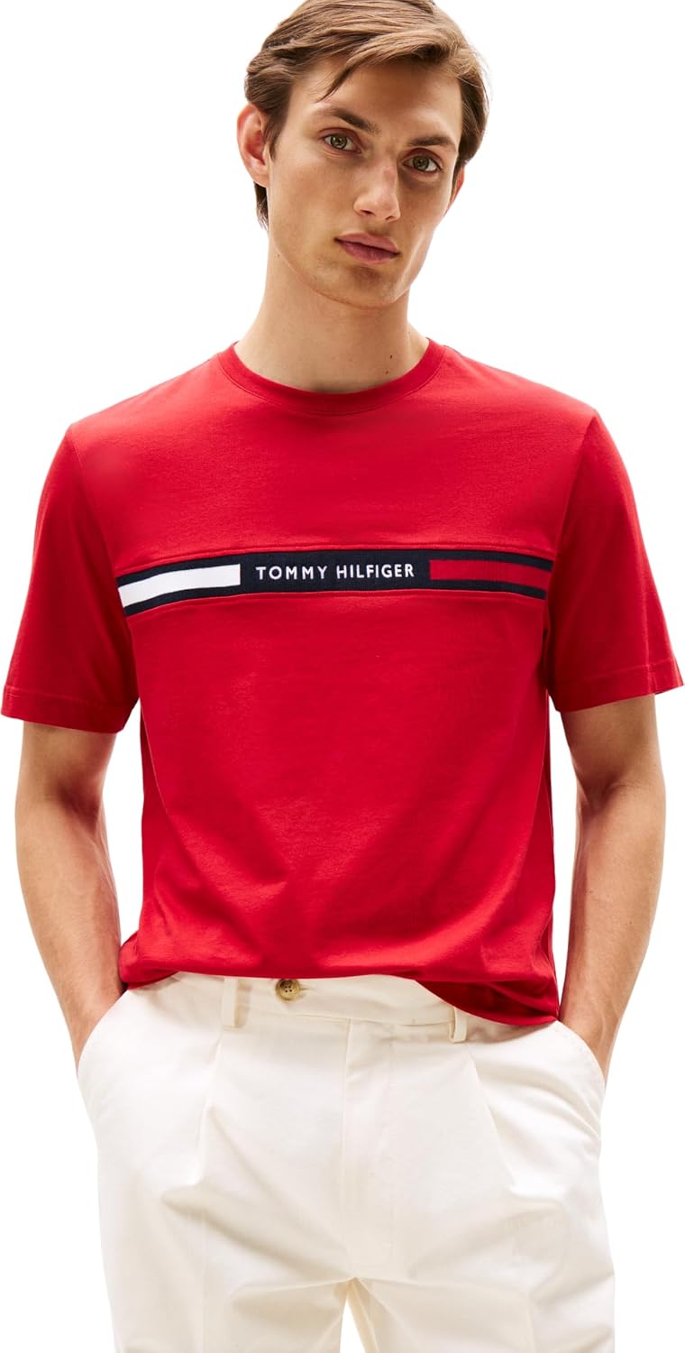 Thumbnail 6 de Tommy Hilfiger Herren T-Shirt Rundhalsausschnitt aus Baumwolle – schlichtes Basic für Freizeit & Alltag
