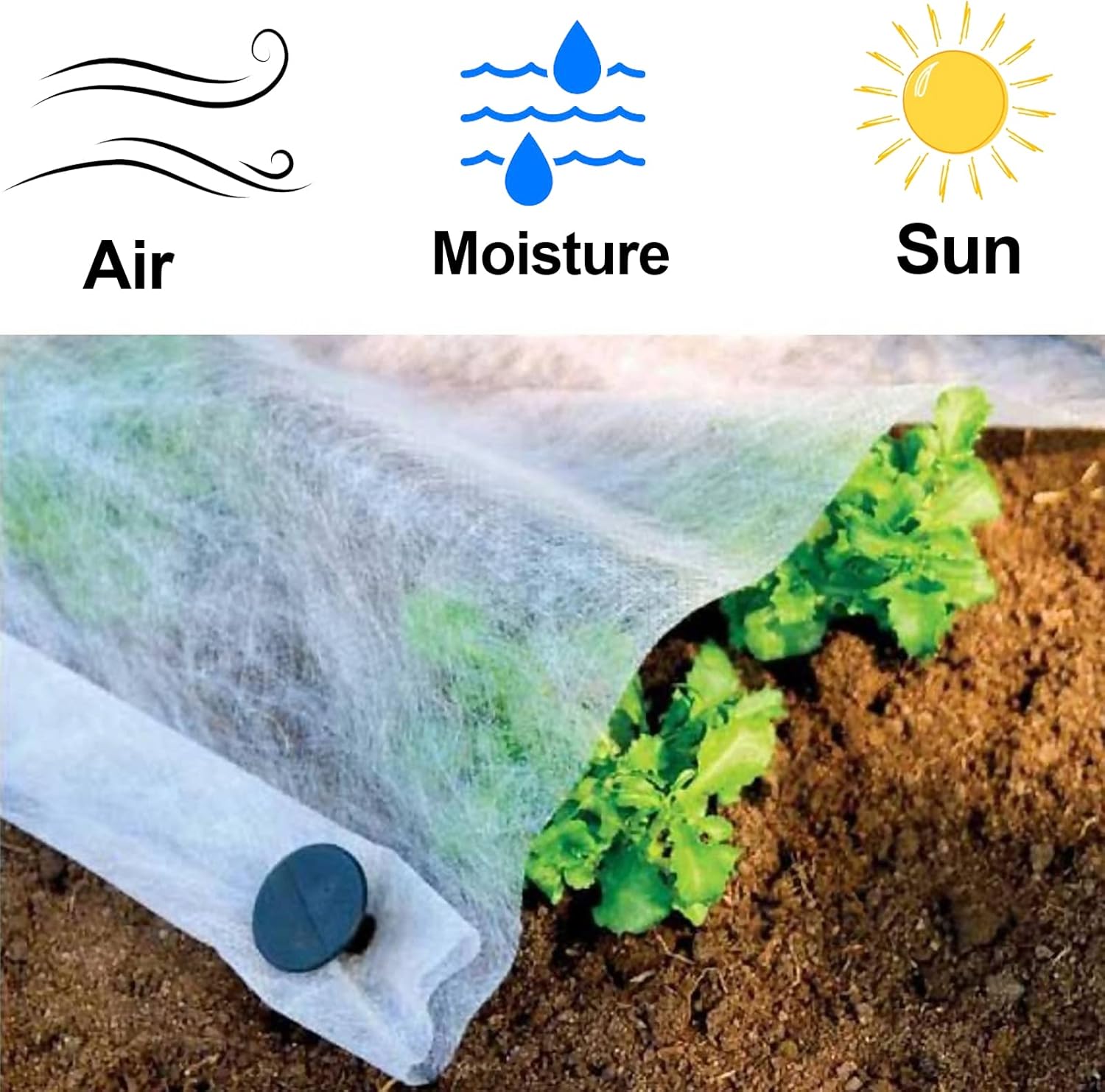 Thumbnail 1 de Muzhira plant fleece 17gsm frost protection