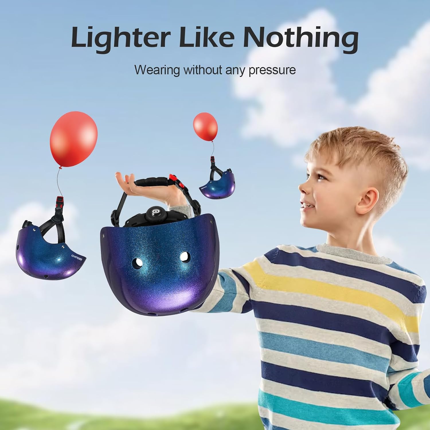 Thumbnail 6 de Odoland Kids Bike Helmet: Adjustable, Ventilated Safety for 3–8 Year Olds