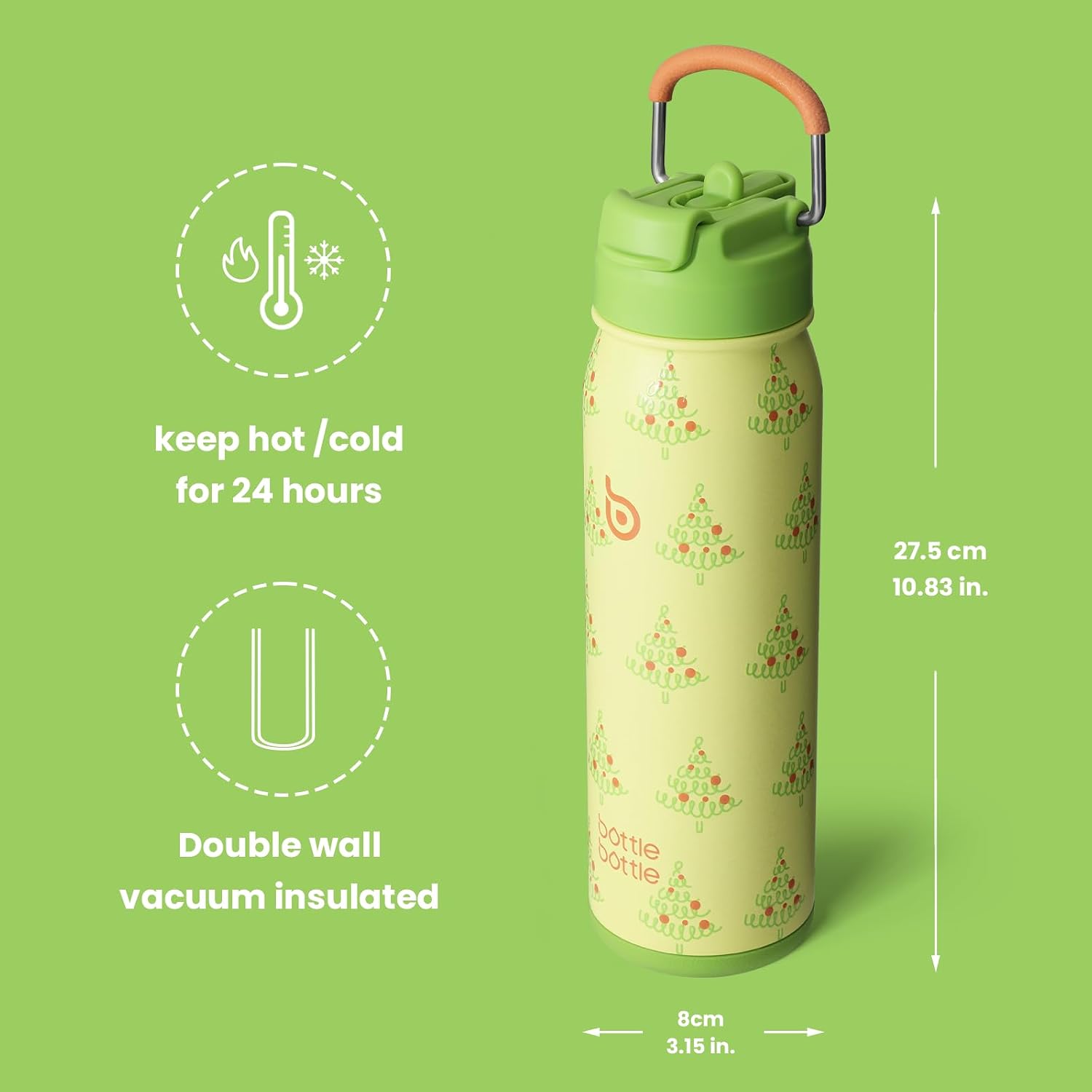 Thumbnail 5 de BOTTLE BOTTLE 24 oz stainless steel sports water bottle 🚰