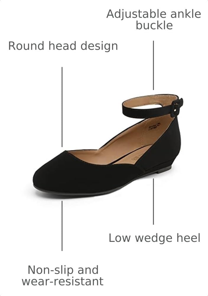 Detalle de DREAM PAIRS Women's Ballet Flats Comfortable Casual ðŸ‘