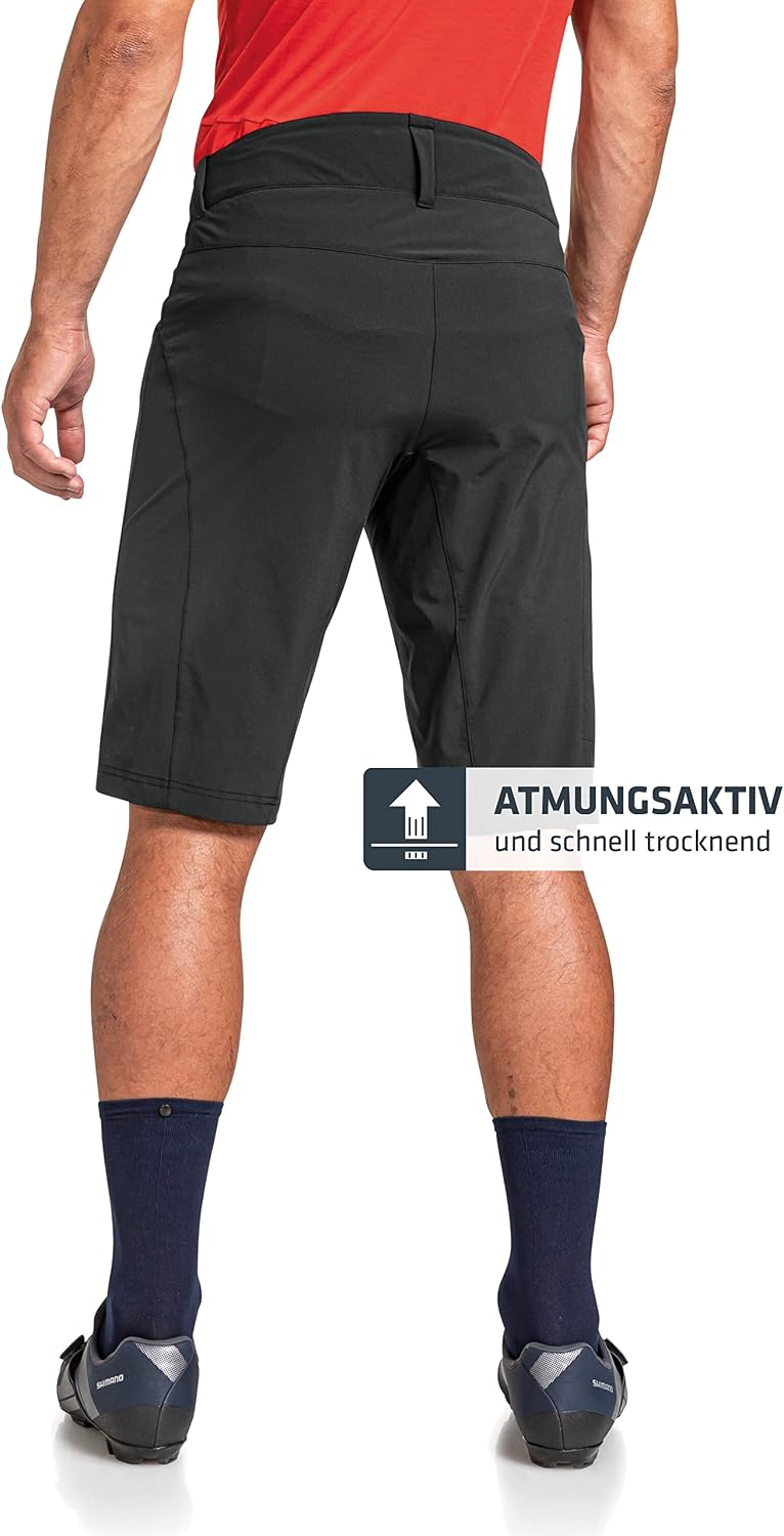 Detalle 2 de Schöffel Short Danube M – Short de vélo homme, 85% nylon / 15% élasthanne, réglable