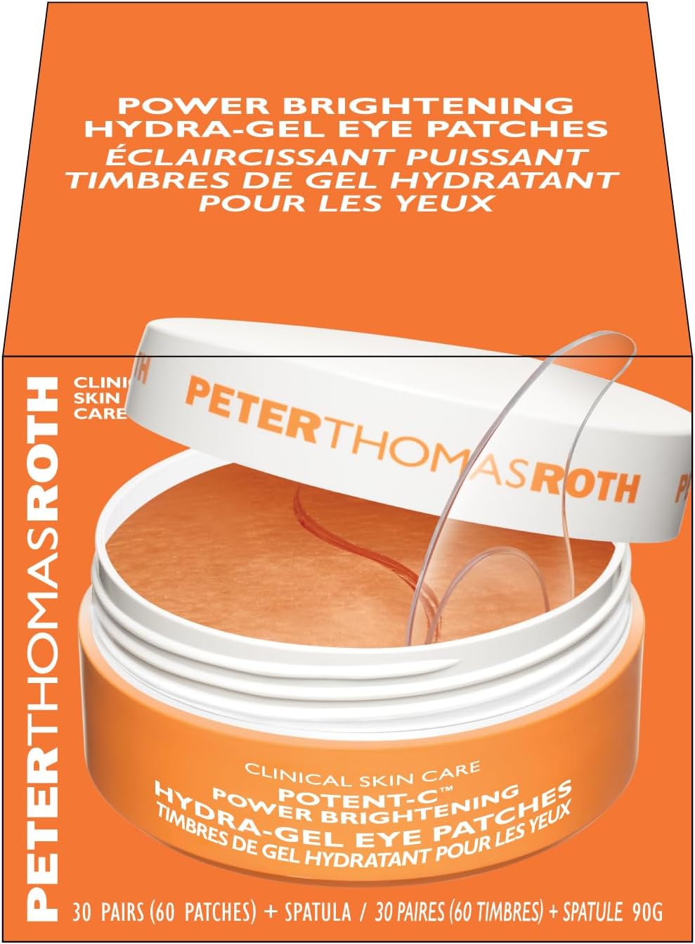 Detalle de Peter Thomas Roth Potent-C Power – Patch occhi in gel idraulico, confezione 60 patch