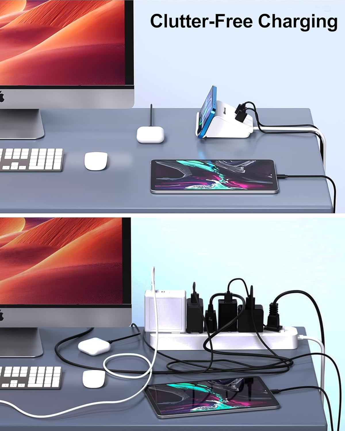 Thumbnail 3 de Qurzou USB Charging Station 25W USB Fast Charger Plug – 4‑Port, Compact Multi‑Device USB C Wall Charger