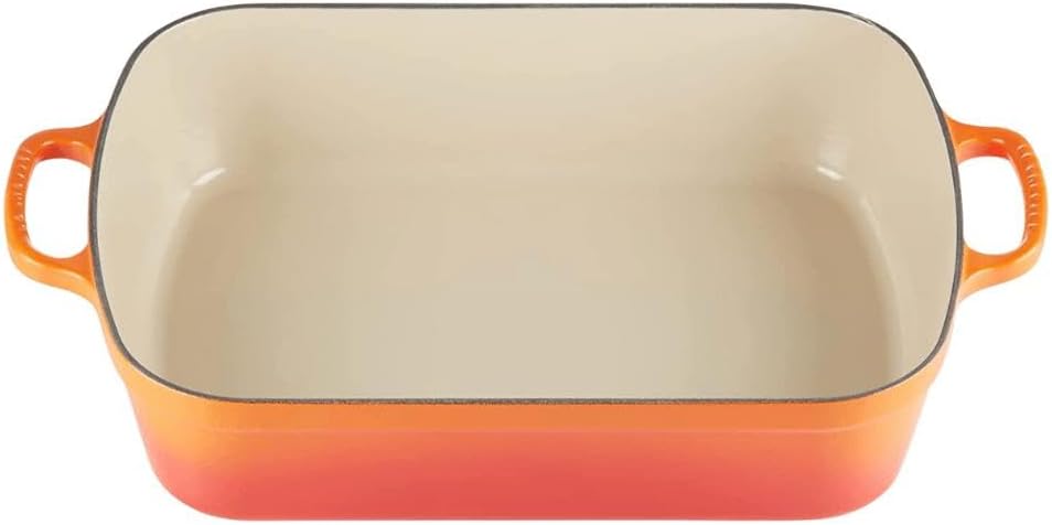 Thumbnail 1 de Le Creuset Signature Enamelled Cast Iron Rectangular Roasting Dish, 37 cm, 6.6 L, Volcanic