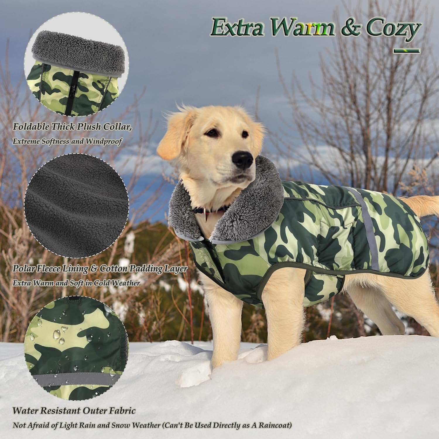 Detalle de Dogcheer Dog Coat, Size S