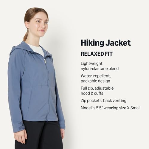 Thumbnail 1 de Amazon Essentials Giacca da Trekking Tecnica con Cappuccio Idrorepellente – Grigio Ardesia, M