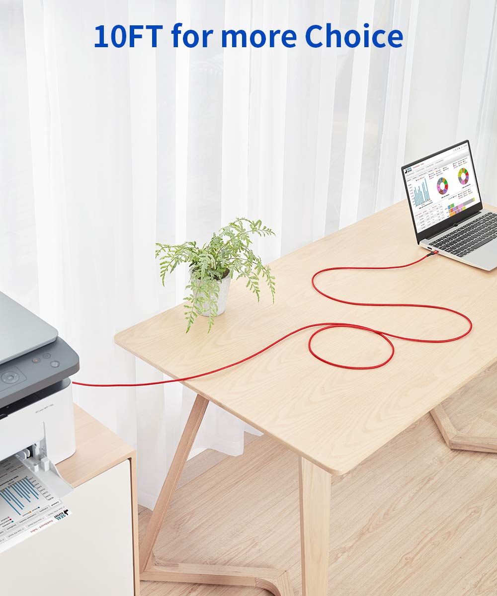 Thumbnail 4 de JSAUX USB B‑USB C Kabel 3 m