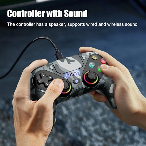 Thumbnail 6 de Dinosoo RGB Wireless Controller for PS5/Pro/Slim/PC