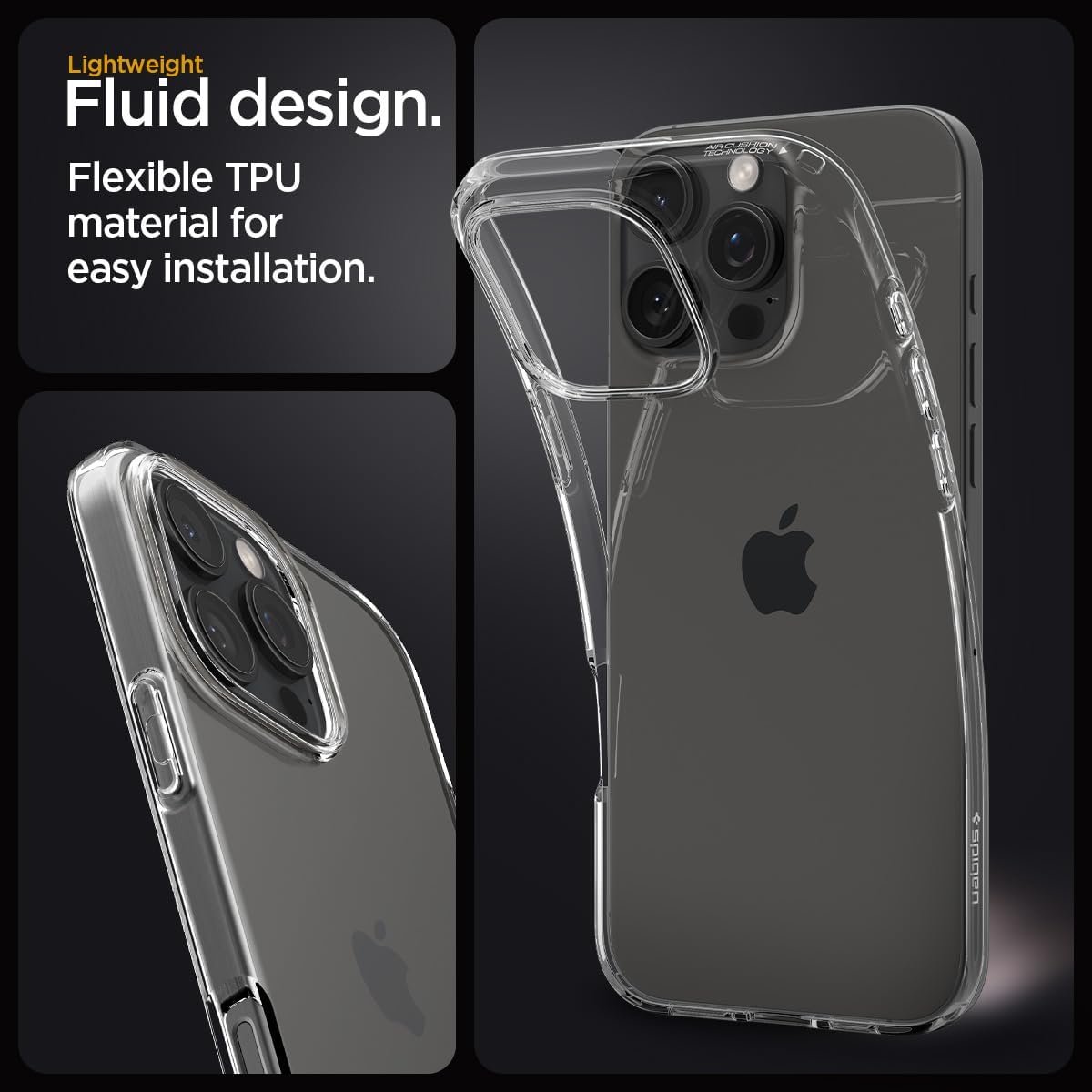 Thumbnail 4 de Spigen Liquid Crystal : coque fine et transparente pour iPhone 16 Pro Max