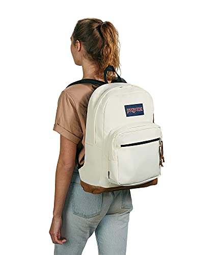 Detalle de JanSport Right Pack Backpack — Durable Daypack with 15" Laptop Sleeve and Water Bottle Pocket (Coconut)