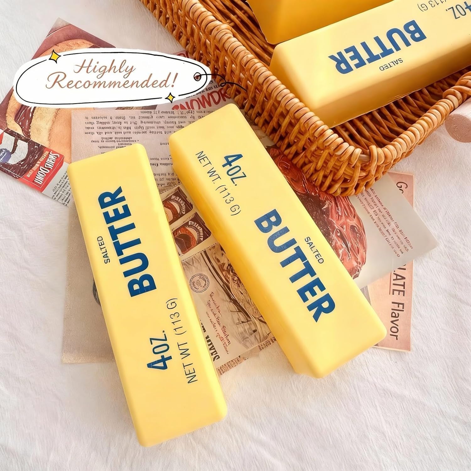 Detalle de 12 Pack Butter Squishy Toy: Ultra-Soft Slow Rising Stress Relief Fidgets