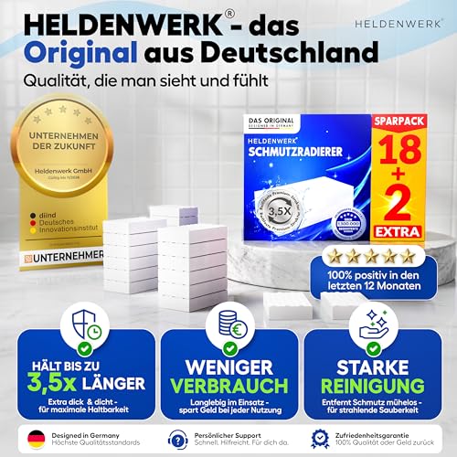 Thumbnail 7 de HELDENWERK Schmutzradierer Schwamm 18+2 Extra Premium Set