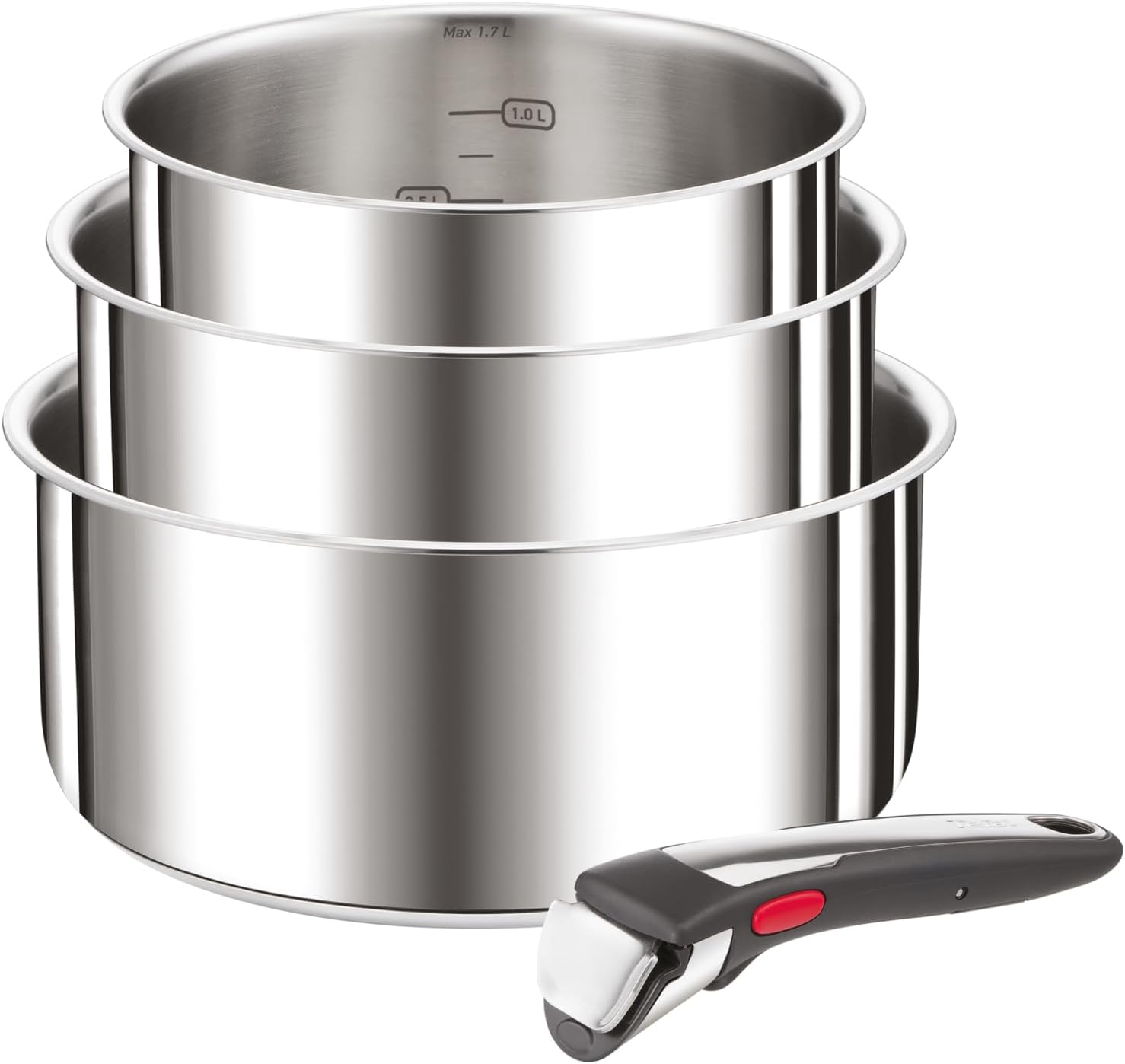 Tefal Ingenio Preference On L898S334 casseroles empilables 16–20 cm