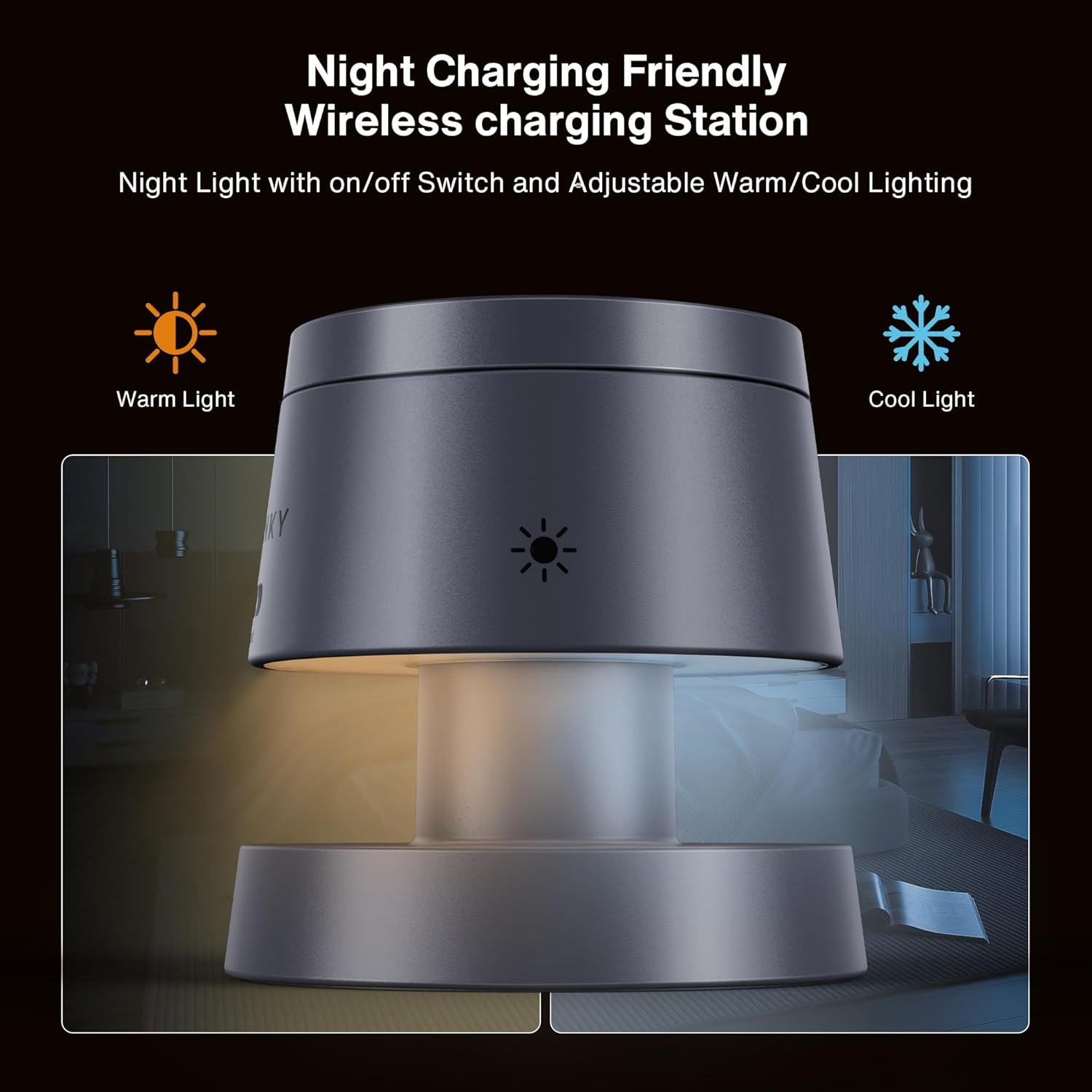 Detalle 2 de iVANKY 4 in 1 Wireless Charger 15W for iPhone