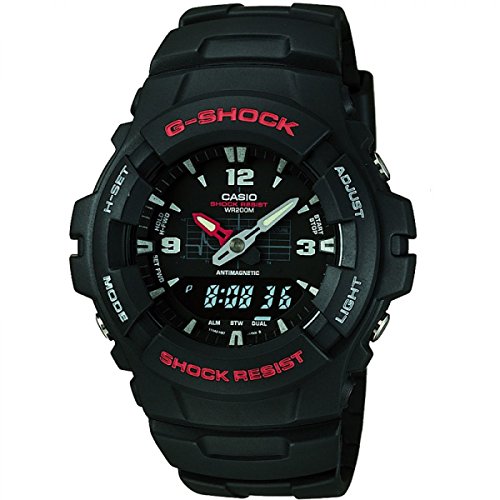 Detalle de Casio G-100-1BVMUR 45mm Quartz Analogue-Digital Sports Watch