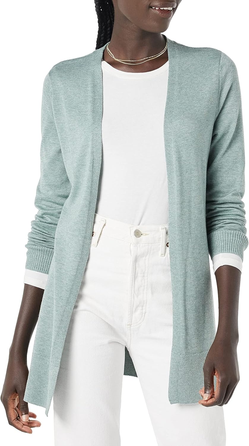 Thumbnail 5 de Amazon Essentials Damen Leichte Strickjacke ohne Knöpfe – Übergröße verfügbar