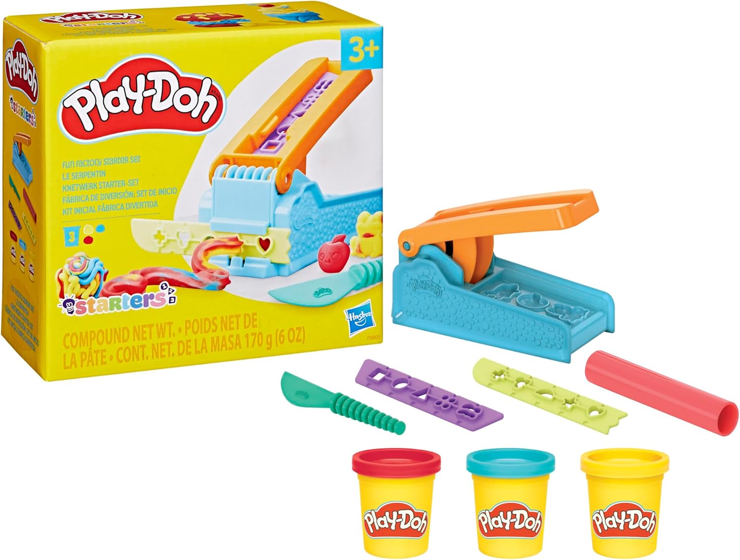 Detalle de Mon 1ER KIT PDOH Hasbro HAOB11695L0 : kit créatif Play-Doh pour les enfants à partir de 3 ans