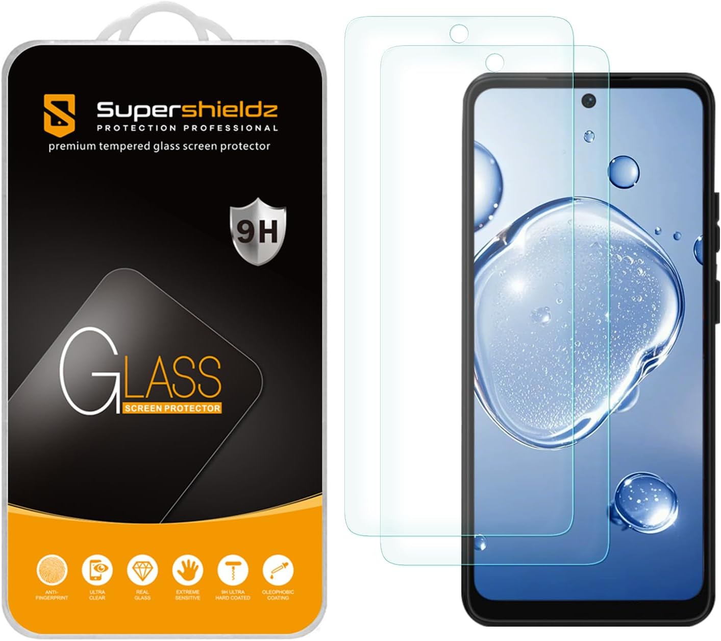 Detalle de Supershieldz Motorola Moto G Tempered Glass 2 Pack