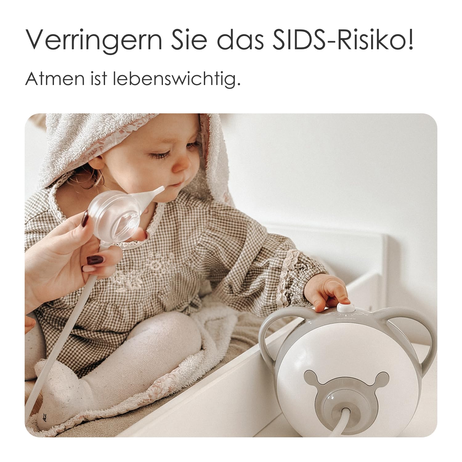 Thumbnail 3 de Nosiboo Pro Baby Nasensauger elektrisch (elektrisch) – mit Colibri-Saugkopf für leichtes Reinigen