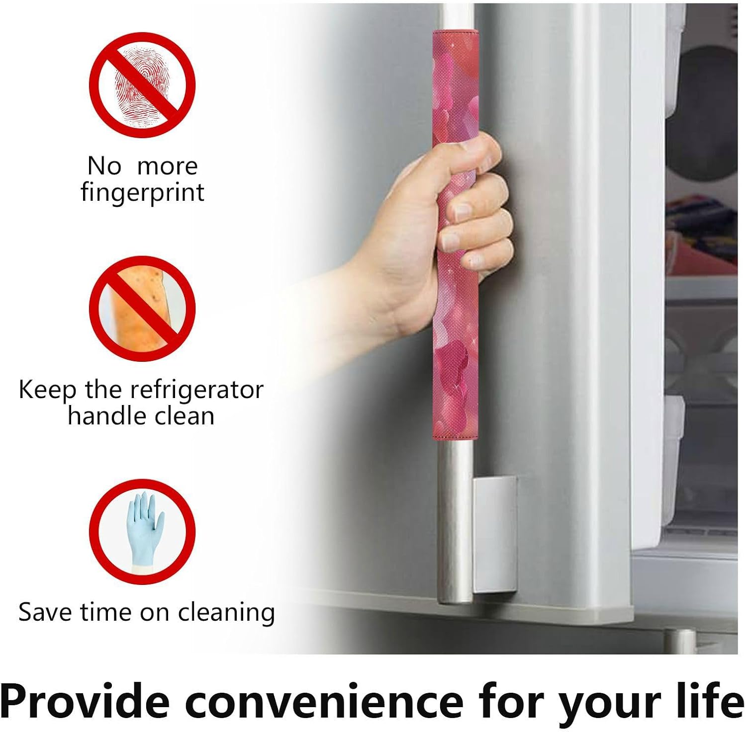 Detalle de Dussdil Refrigerator Handle Covers, 14 x 5.5 Inches
