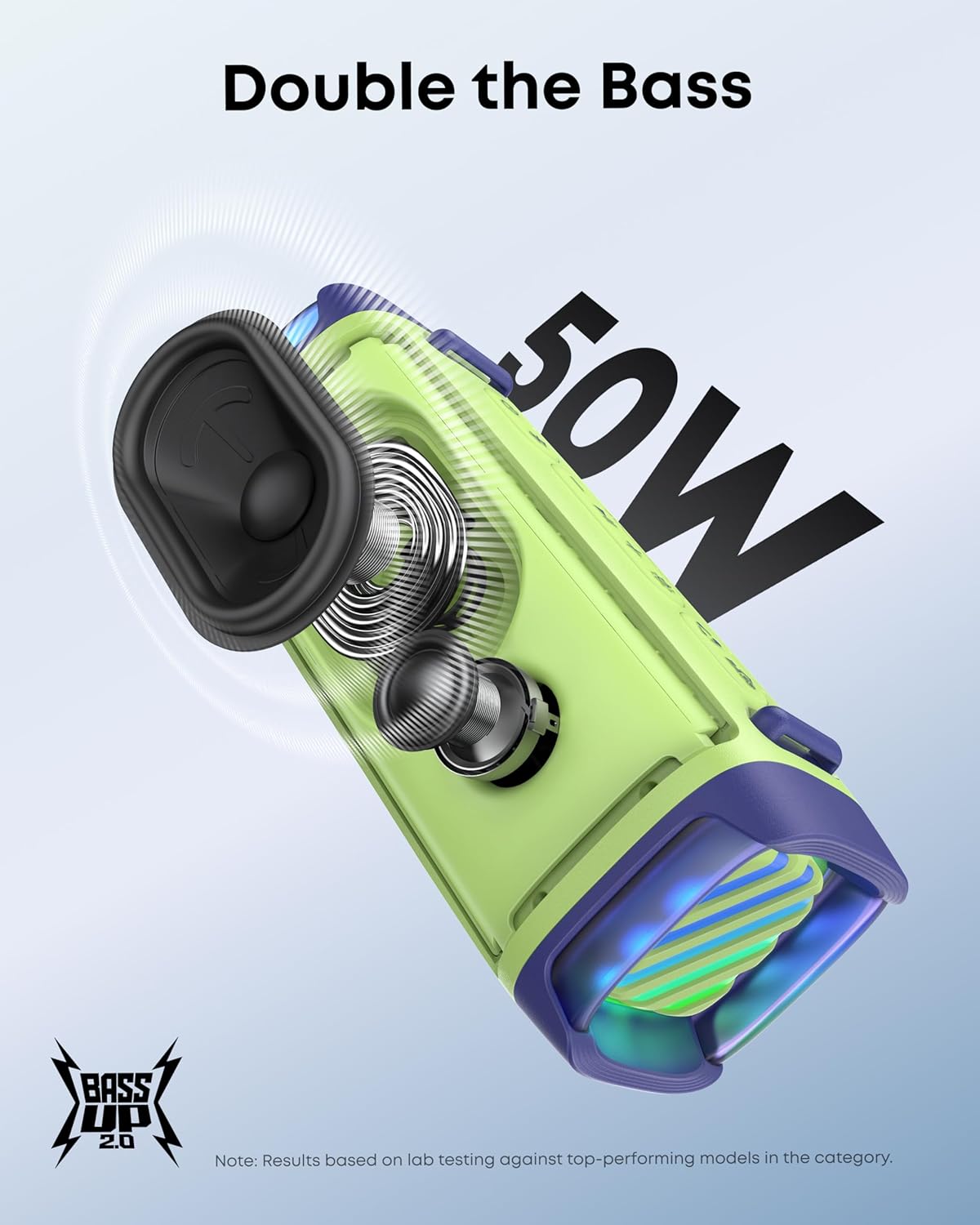 Thumbnail 5 de soundcore Boom 3i Portable Bluetooth Speaker by Anker (IP68 Waterproof, Floating, 50W, 16-Hour Playtime) for Kayaking & Camping