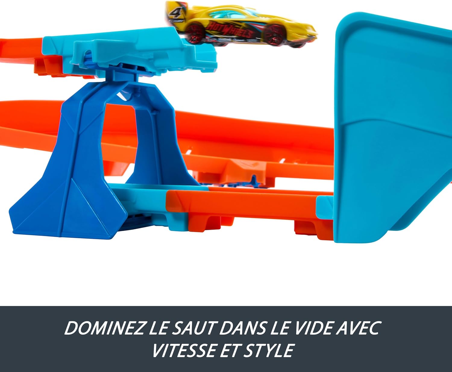 Thumbnail 2 de Hot Wheels Circuit Speedway Track Creator avec tremplin propulsé et voiture miniature – coffret Track Creator de luxe