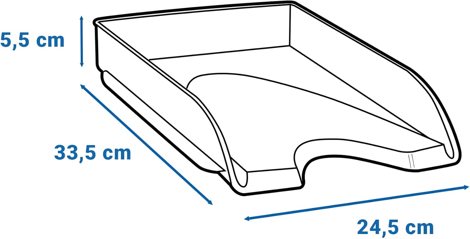 Thumbnail 3 de CEP Lot 5 Corbeilles à courrier Banette Organiseur Riviera Vert d'eau – rangement bureau modulable et coloré