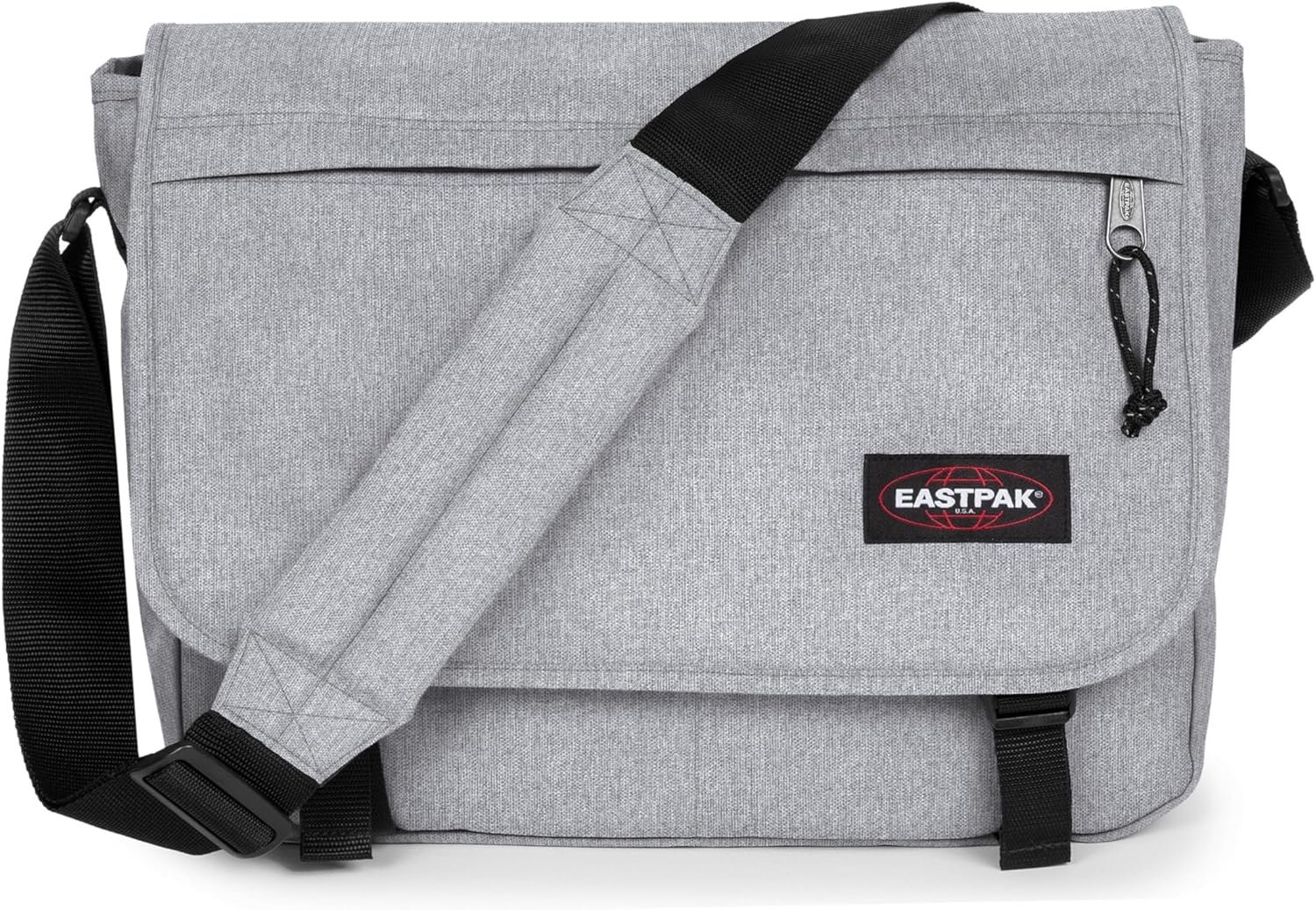 Detalle 2 de Eastpak Delegate + Bolso Bandolera 20L 👜 Gris Denim