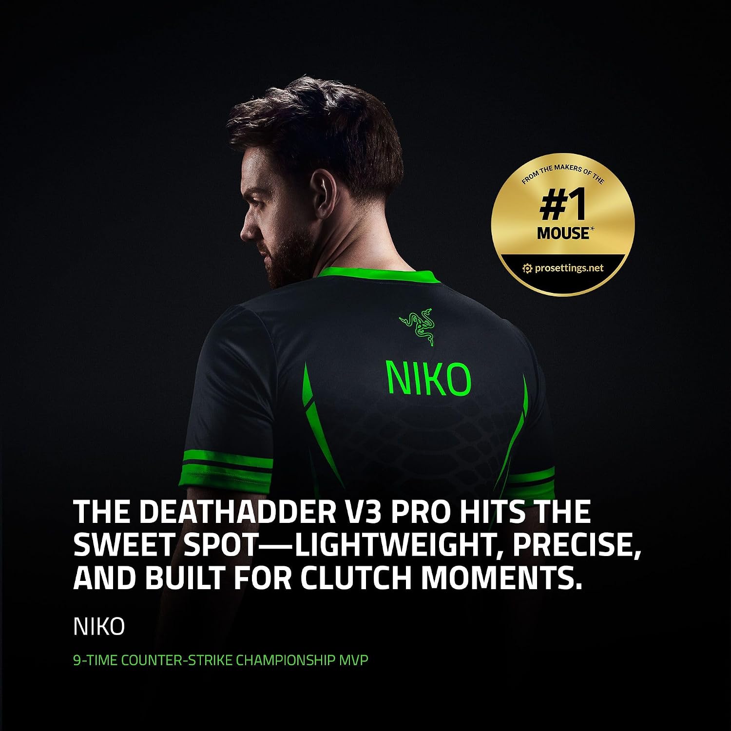 Detalle 2 de Razer DeathAdder V3 Pro 64g Wireless Gaming Mouse