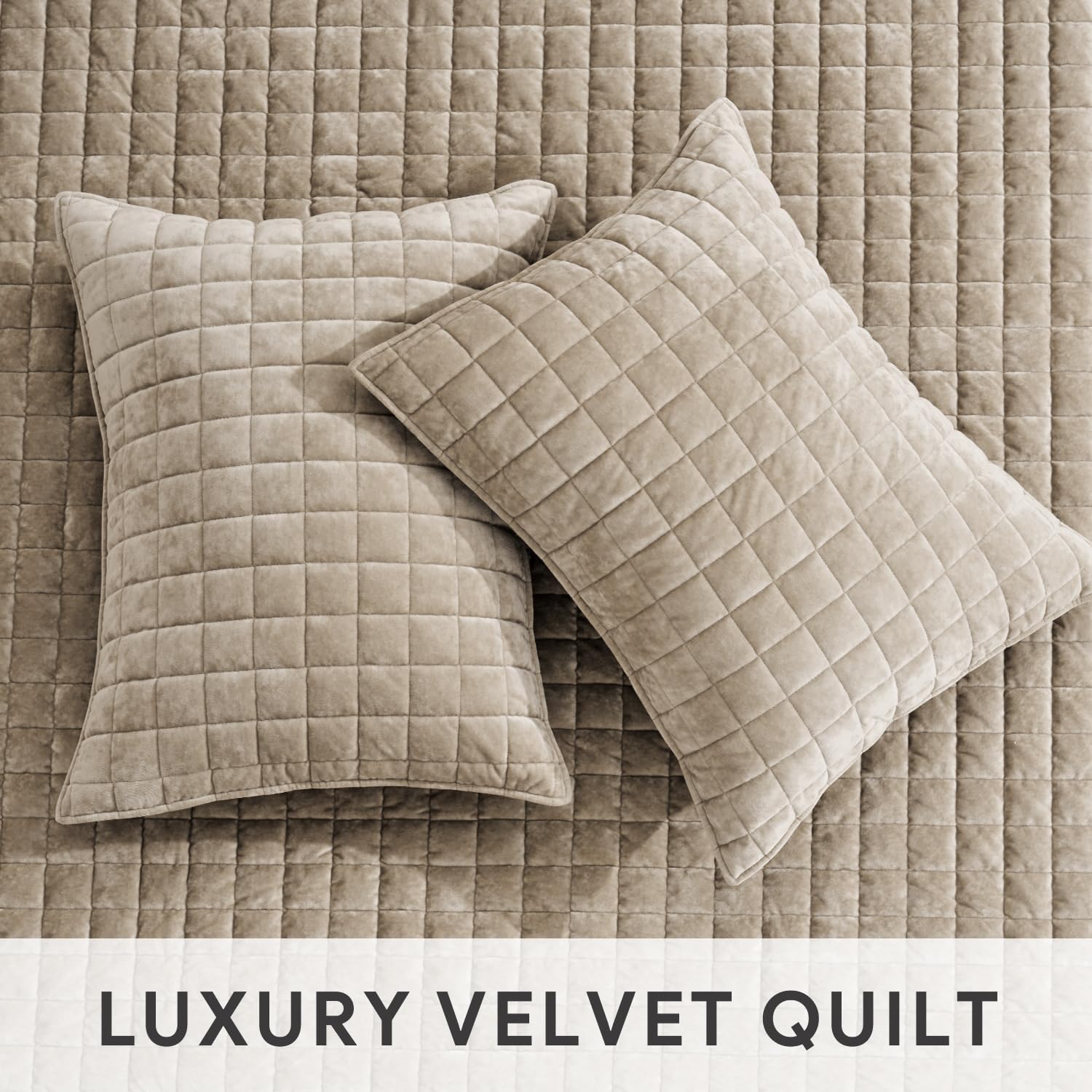 Thumbnail 3 de RECYCO Luxury Velvet Quilt Set King