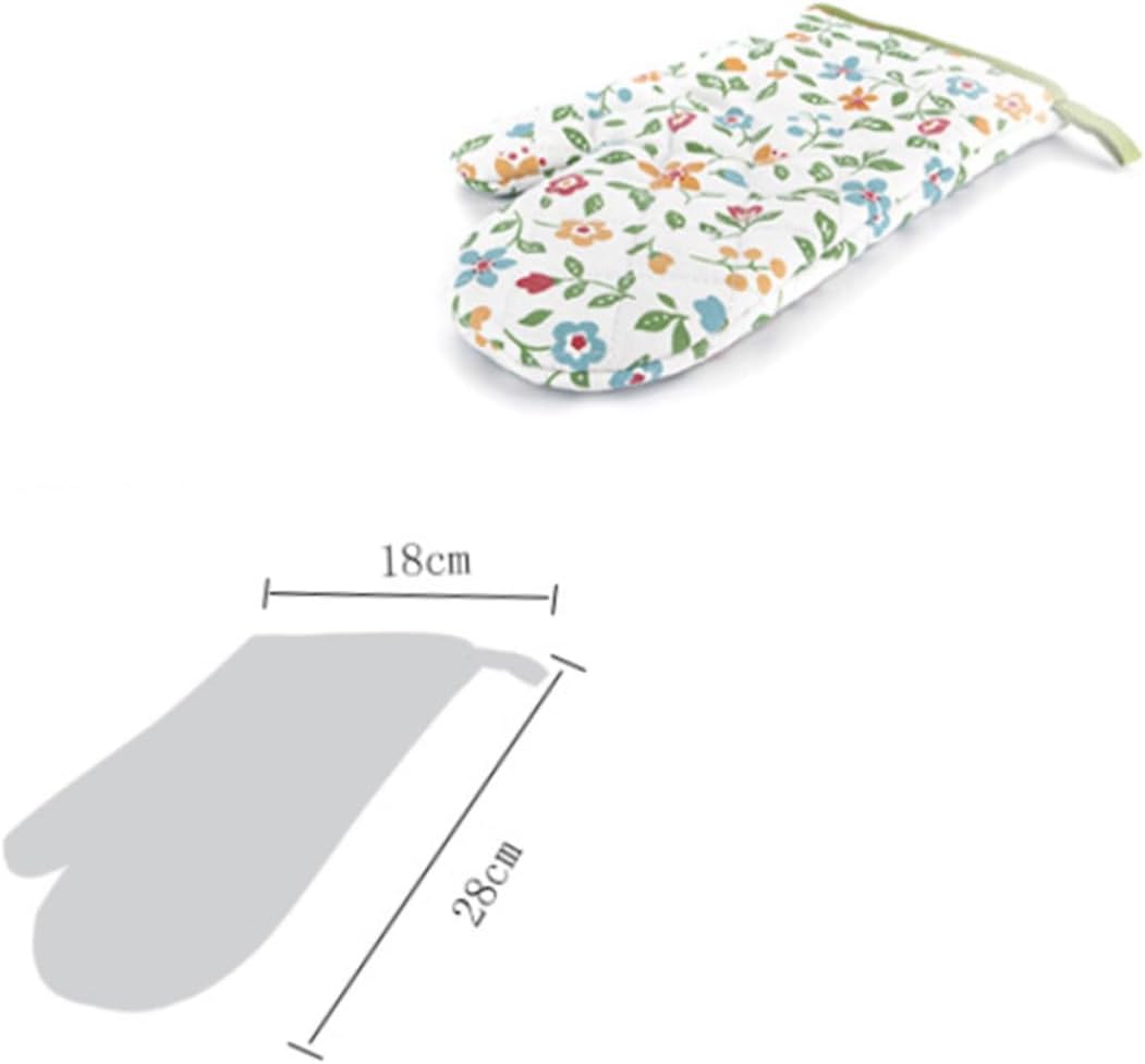 Thumbnail 1 de Hitzebeständige Ciieeo Backhandschuhe mit Blumen