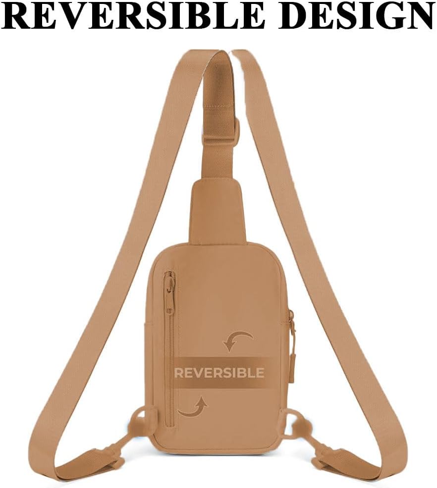 Detalle de YingStar Chest Sling Crossbody Bag for Women: Small, Waterproof & Anti-Theft